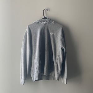 Gray Nike hoodie